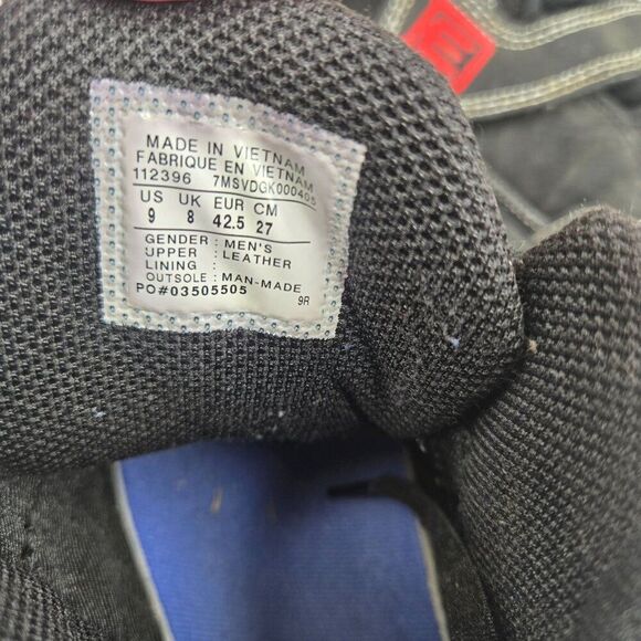 Converse Elton 76ers Player High Top Sneakers Mens Size 9 Black Red - Picture 6 of 11